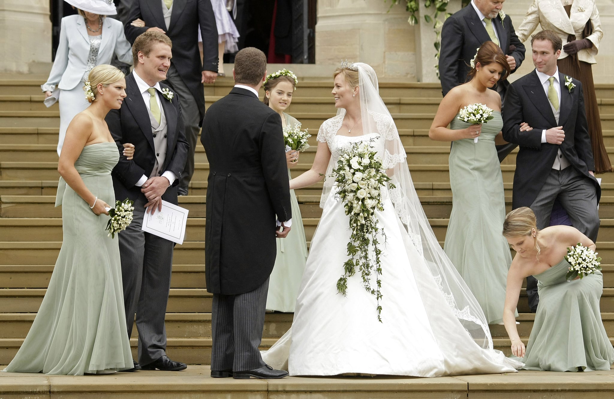 Peter Phillips and Autumn Kelly The Bride Autumn Kelly, a Canadian