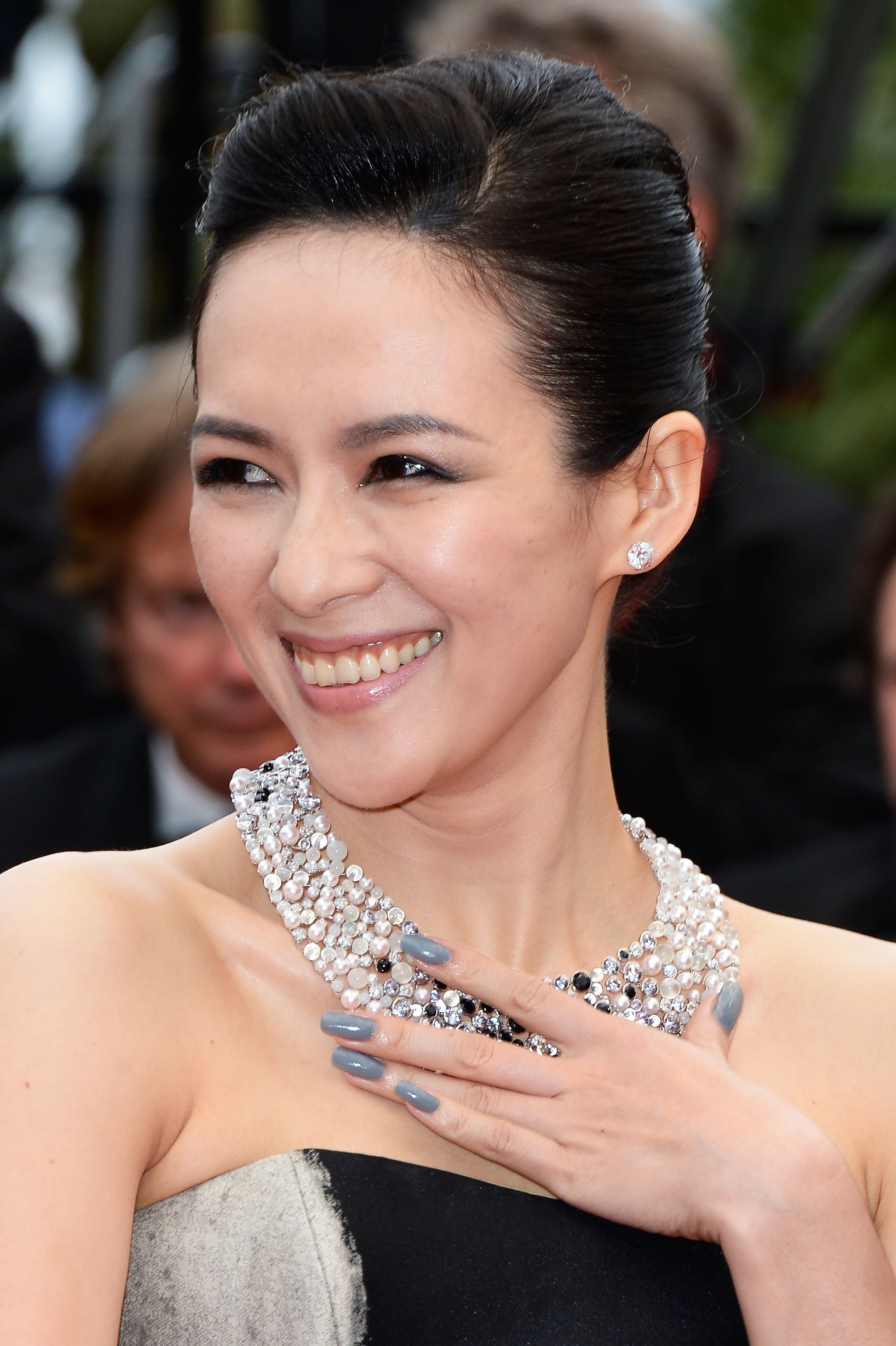 Colleague Zhang Ziyi Kept Her Nails Tonal With A Lovely
