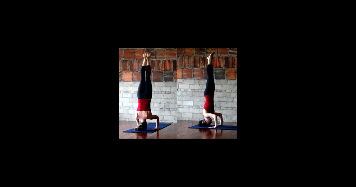 Strike a Yoga Pose Tripod Headstand POPSUGAR Fitness