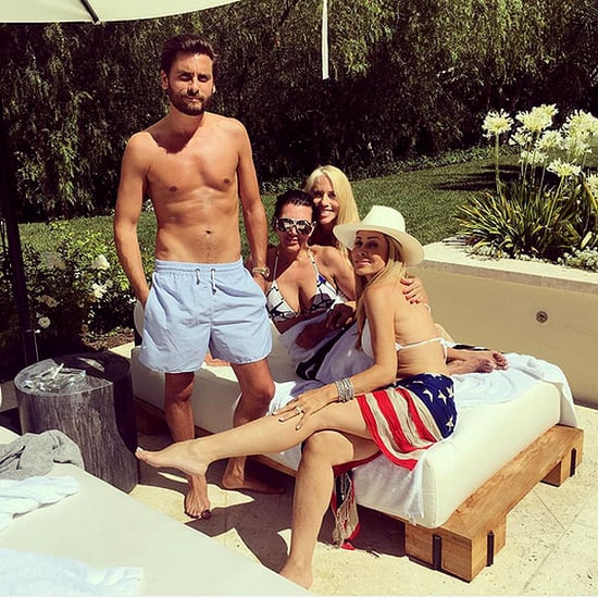 'Cougar Tamer' Scott Disick Hangs with Kris Jenner and Her Friends for the Fourth
