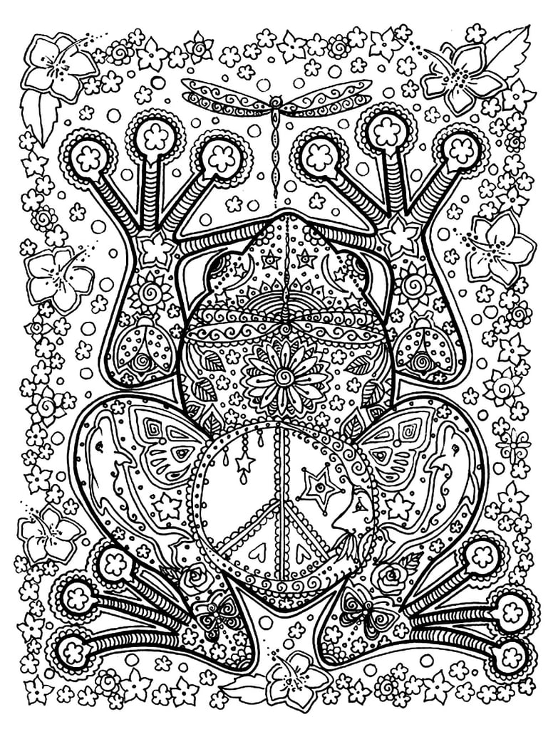 Free Coloring Pages For Adults Popsugar Smart Living Free Advanced Coloring Pages For