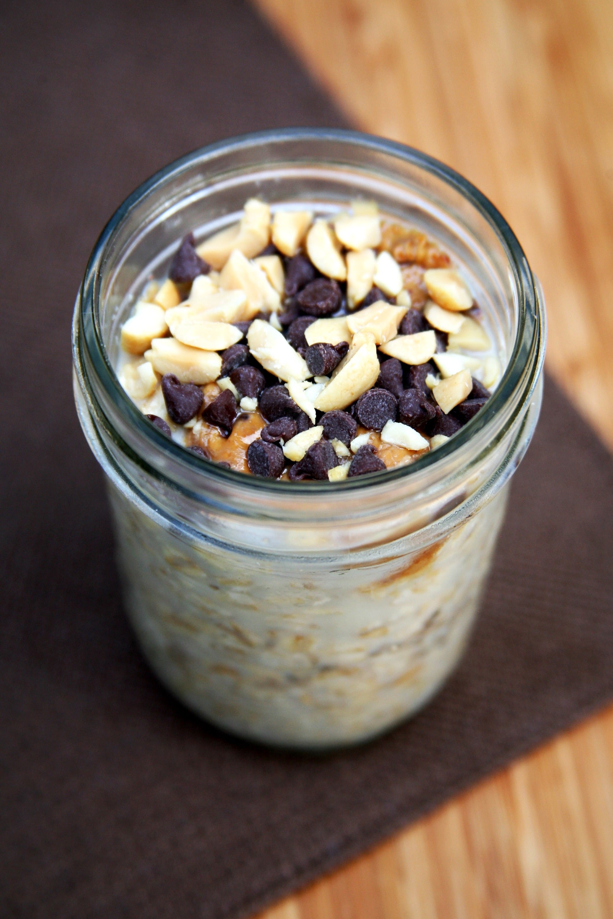 Chocolate Peanut Butter Overnight Oats 120+ Vegan and GlutenFree
