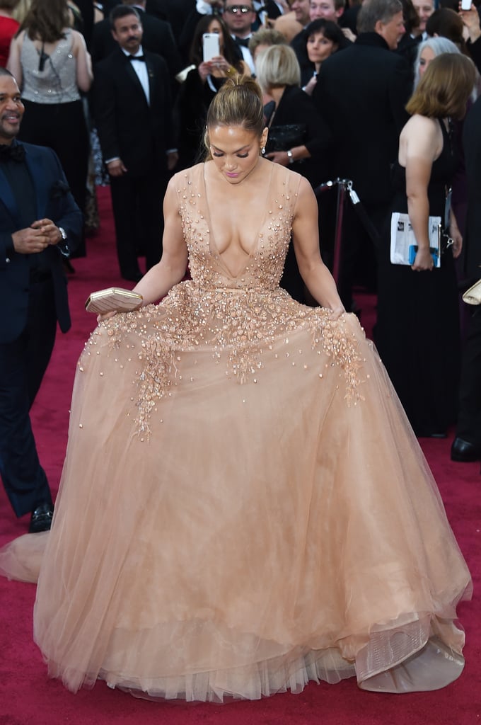 Jennifer Lopez S Dress At The Oscars 2015 Popsugar Fashion