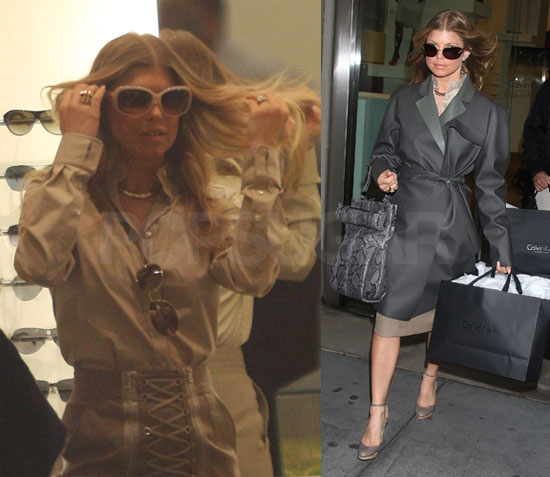 Fergie Shopping at Calvin Klein in NYC on February 4, 2008 Fergie Shopping at Calvin Klein in NYC on February 4, 2008