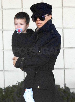 Victoria Beckham With Son Cruz Beckham Victoria Beckham With Son Cruz Beckham
