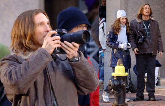 Matthew McConaughey and Jennifer Garner On The Set Of The Ghosts Of Girlfriends Past Matthew McConaughey and Jennifer Garner On The Set Of The Ghosts Of Girlfriends Past