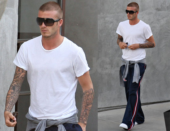 David Beckham: Delicious in LA, Delicious in a Shirt David Beckham: Delicious in LA, Delicious in a Shirt