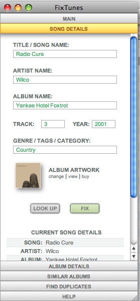 FixTunes Download Corrects MP3 Tags and Adds Missing Album Art FixTunes Download Corrects MP3 Tags and Adds Missing Album Art