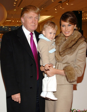 Barron and Donald Trump Barron and Donald Trump