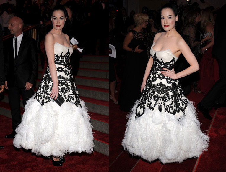 The Met's Costume Institute Gala: Dita Von Teese The Met's Costume Institute Gala: Dita Von Teese