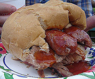 Would You Eat This Pork, Beef, and Bratwurst Sandwich? Would You Eat This Pork, Beef, and Bratwurst Sandwich?