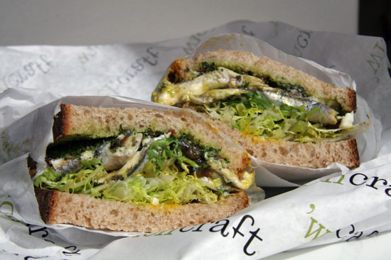 Adventures in Expensive Sandwiches: 'Wichcraft Anchovy Adventures in Expensive Sandwiches: 'Wichcraft Anchovy