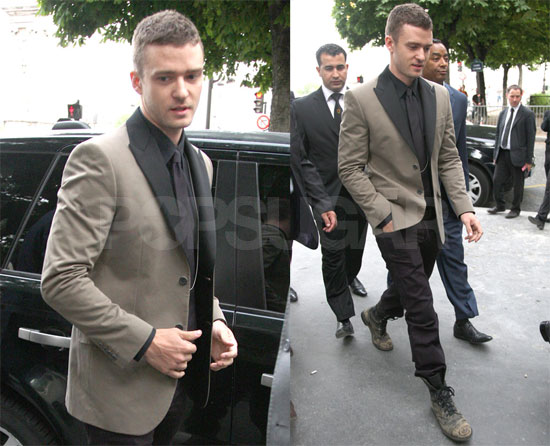 Photos of Justin Timberlake Heading to Givenchy Party in Paris Photos of Justin Timberlake Heading to Givenchy Party in Paris