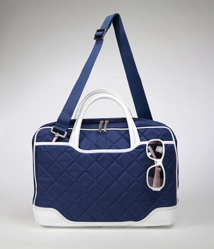 knomo quilted laptop bag