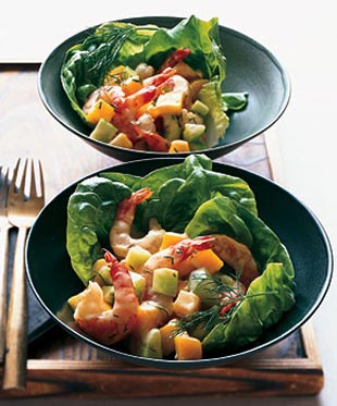 Monday's Leftovers: Shrimp, Cucumber, and Mango Salad Monday's Leftovers: Shrimp, Cucumber, and Mango Salad
