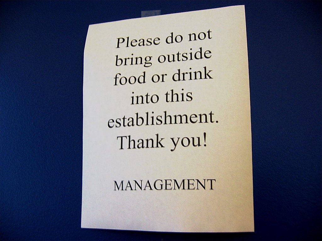 Do or Don't Bringing Outside Food/Drink Into a Restaurant POPSUGAR Food