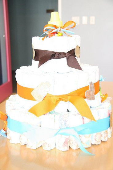 How to Make a Diaper Cake How to Make a Diaper Cake