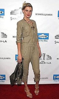 Model Angela Lindvall Wears a Khaki Jumpsuit to the Launch of Russell James's New Book Model Angela Lindvall Wears a Khaki Jumpsuit to the Launch of Russell James's New Book