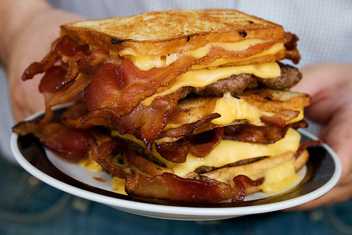 The Double Bacon Hamburger Fatty Melt The Double Bacon Hamburger Fatty Melt
