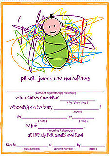 Sibling Shower: Theme, Guest List and Invitations Sibling Shower: Theme, Guest List and Invitations