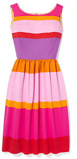Fabworthy: Isaac Mizrahi Sunset Stripe Cotton Dress Fabworthy: Isaac Mizrahi Sunset Stripe Cotton Dress