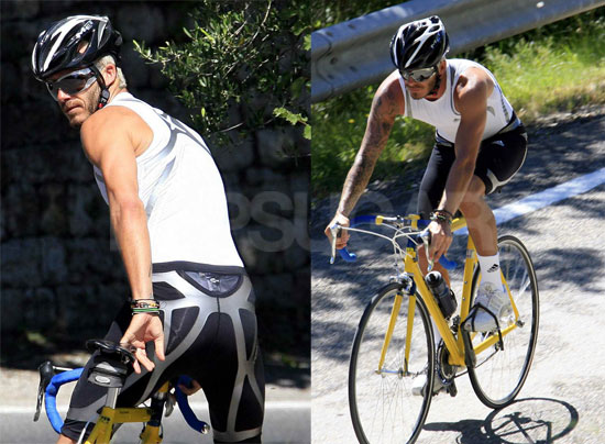 Serious Manjoyment: Beckham On A Bike Serious Manjoyment: Beckham On A Bike