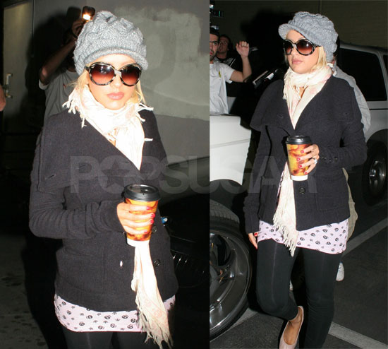 Christina Aguilera Leaves the Doctor's Office in LA Christina Aguilera Leaves the Doctor's Office in LA