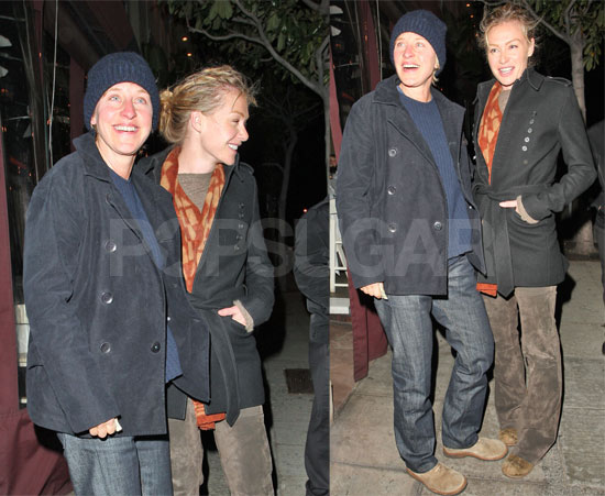 Ellen and Portia Brave the LA Winter Ellen and Portia Brave the LA Winter