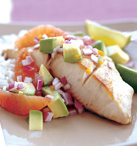 Fast & Easy Dinner: Mahi-Mahi With Blood Orange, Avocado Salsa Fast & Easy Dinner: Mahi-Mahi With Blood Orange, Avocado Salsa