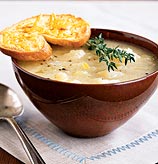 Reader's Recipes: Golden Potato Soup with Cheddar Toasts Reader's Recipes: Golden Potato Soup with Cheddar Toasts