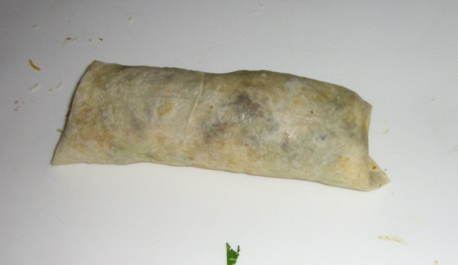 Today's Special: Vegetarian Burrito With Asian Flavors Today's Special: Vegetarian Burrito With Asian Flavors