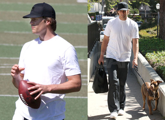 Photos Of Tom Brady Playing Football In La Popsugar Celebrity