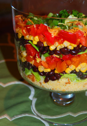 Recipe For Healthy Seven Layer Salad  POPSUGAR Fitness