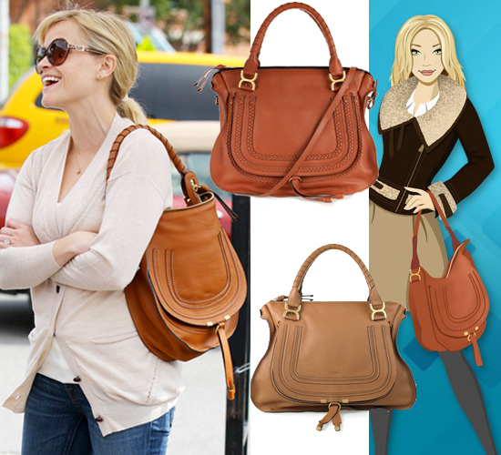 Get Reese Witherspoon\u0026#39;s Tan Shoulder Handbag by Chloe | POPSUGAR ...  