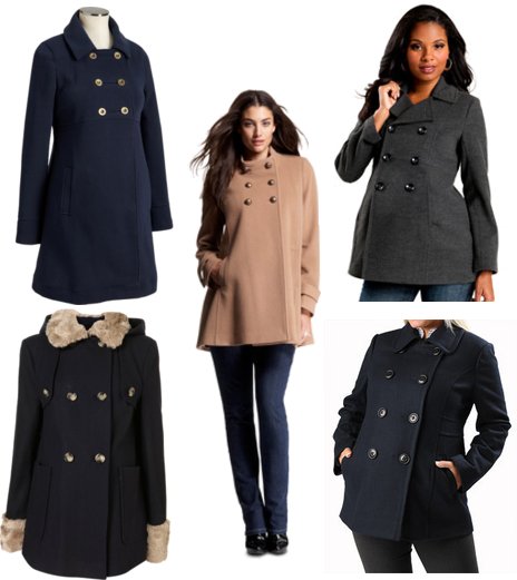 Maternity Pea Coats For Winter | POPSUGAR Moms