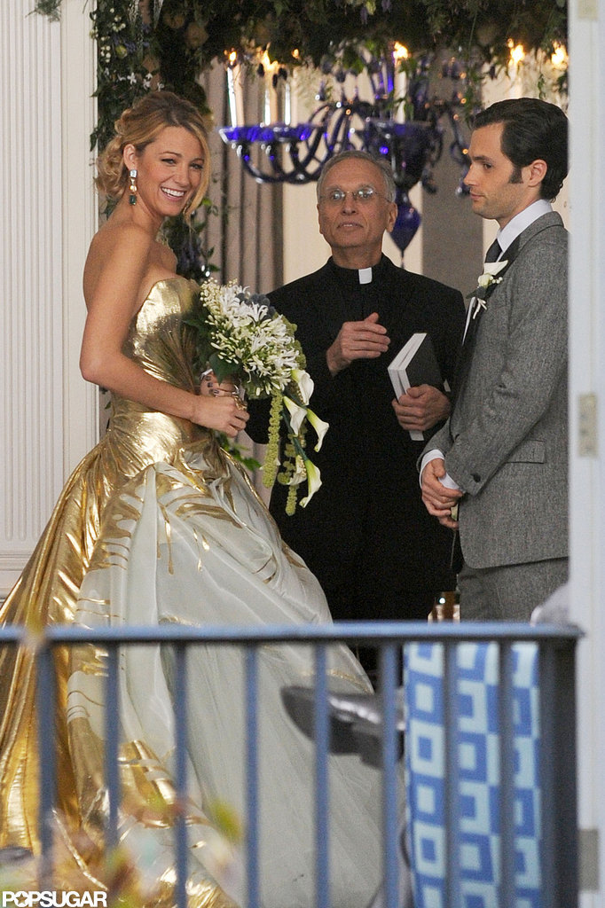 Blake Lively's Wedding Dress on Gossip Girl | Pictures | POPSUGAR Celebrity