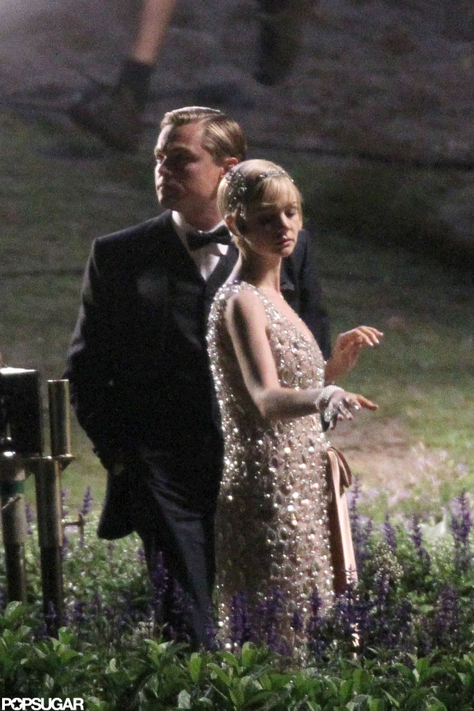 Leo filmed scenes for The Great Gatsby with Carey Mulligan in ...