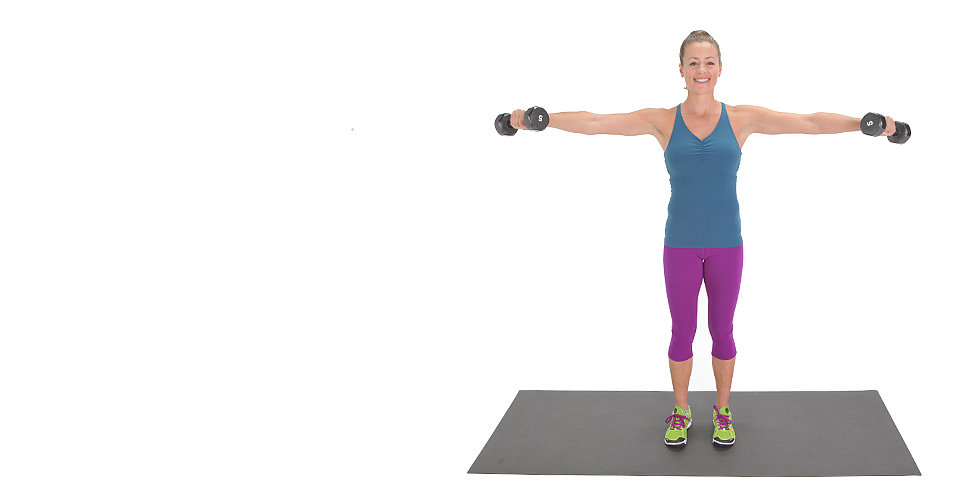 Side-Arm Raises | POPSUGAR Fitness