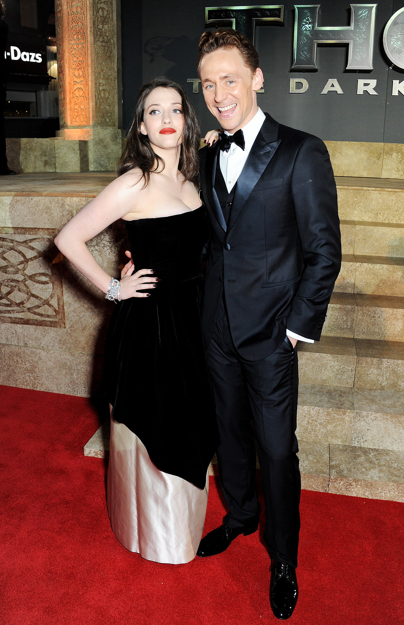 Tom Hiddleston also met up with Kat Dennings. | Natalie Portman Has Her ...