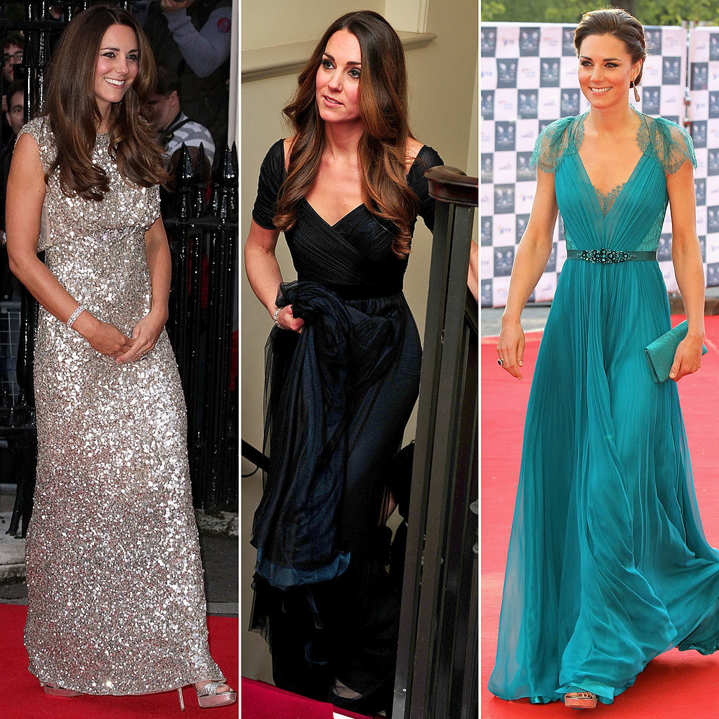 Kate Middleton in Jenny Packham Dresses | POPSUGAR Fashion