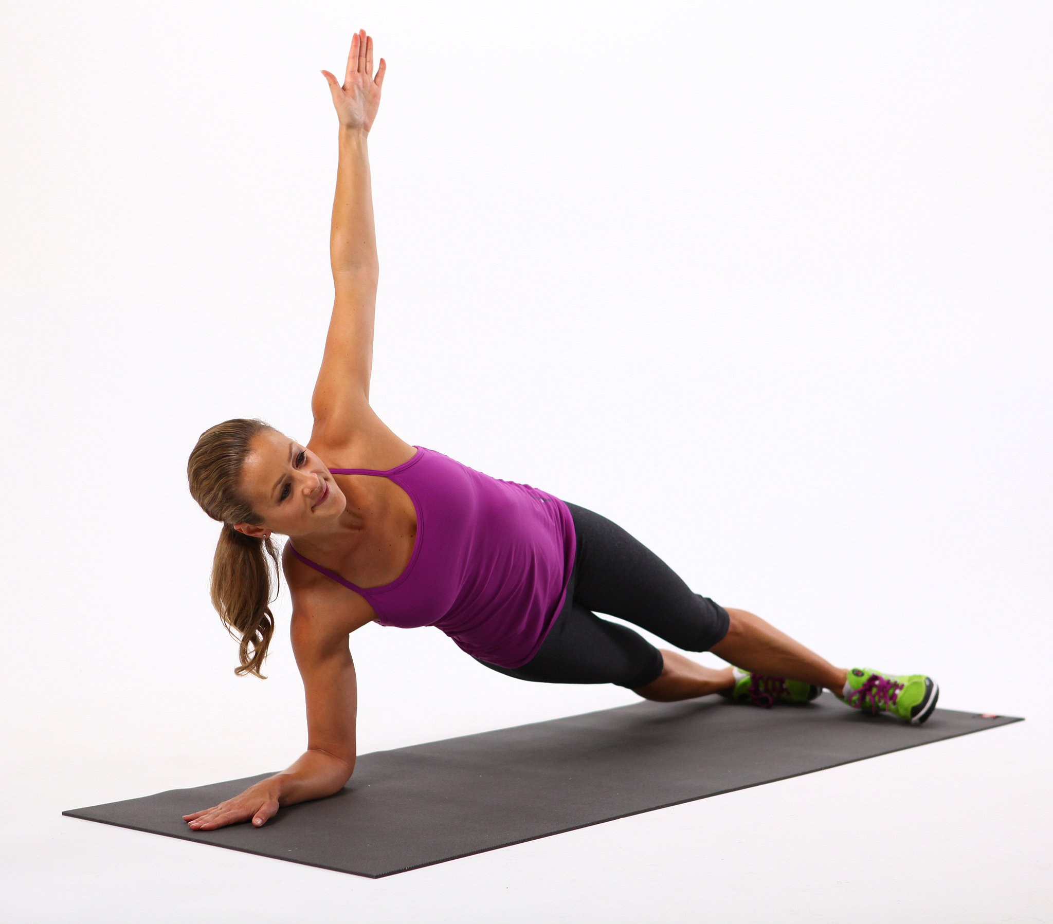 Side Elbow Plank | This No-Equipment Workout Sculpts Sexy