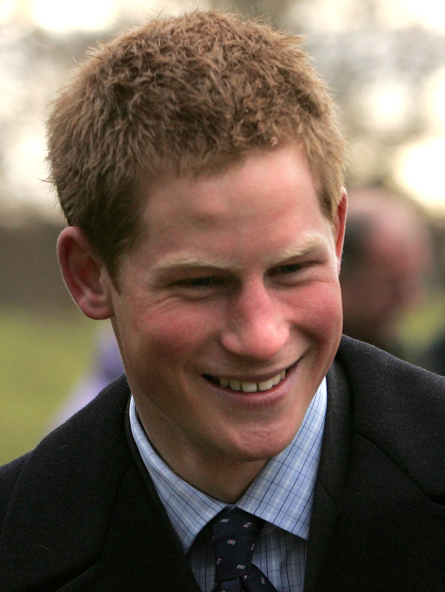 Prince Harry left the Christmas Day service at a Sandringham church ...