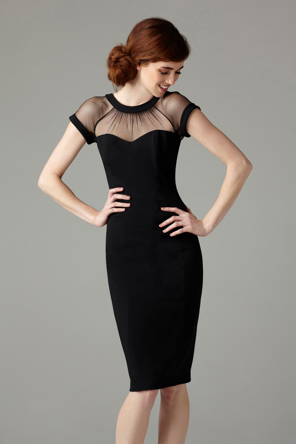 Maggy London Black  Illusion  Dress  Review POPSUGAR Fashion