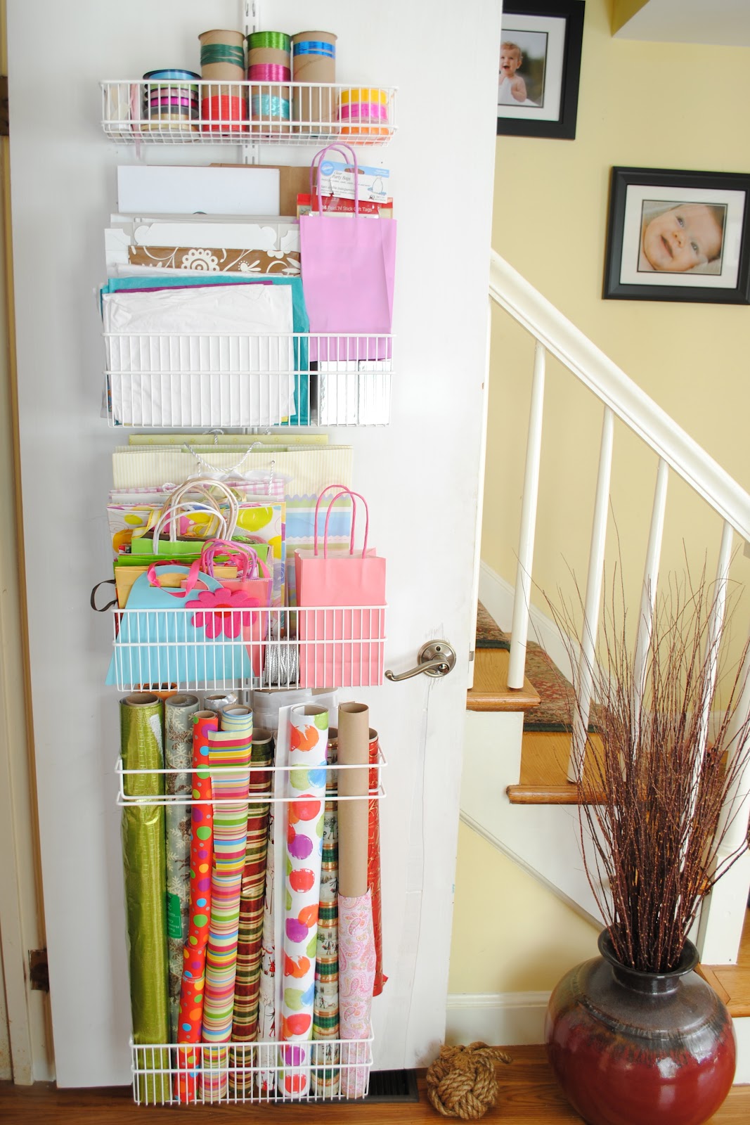 Wrapping-Paper Racks | 41 Insanely Awesome Organization Hacks ...