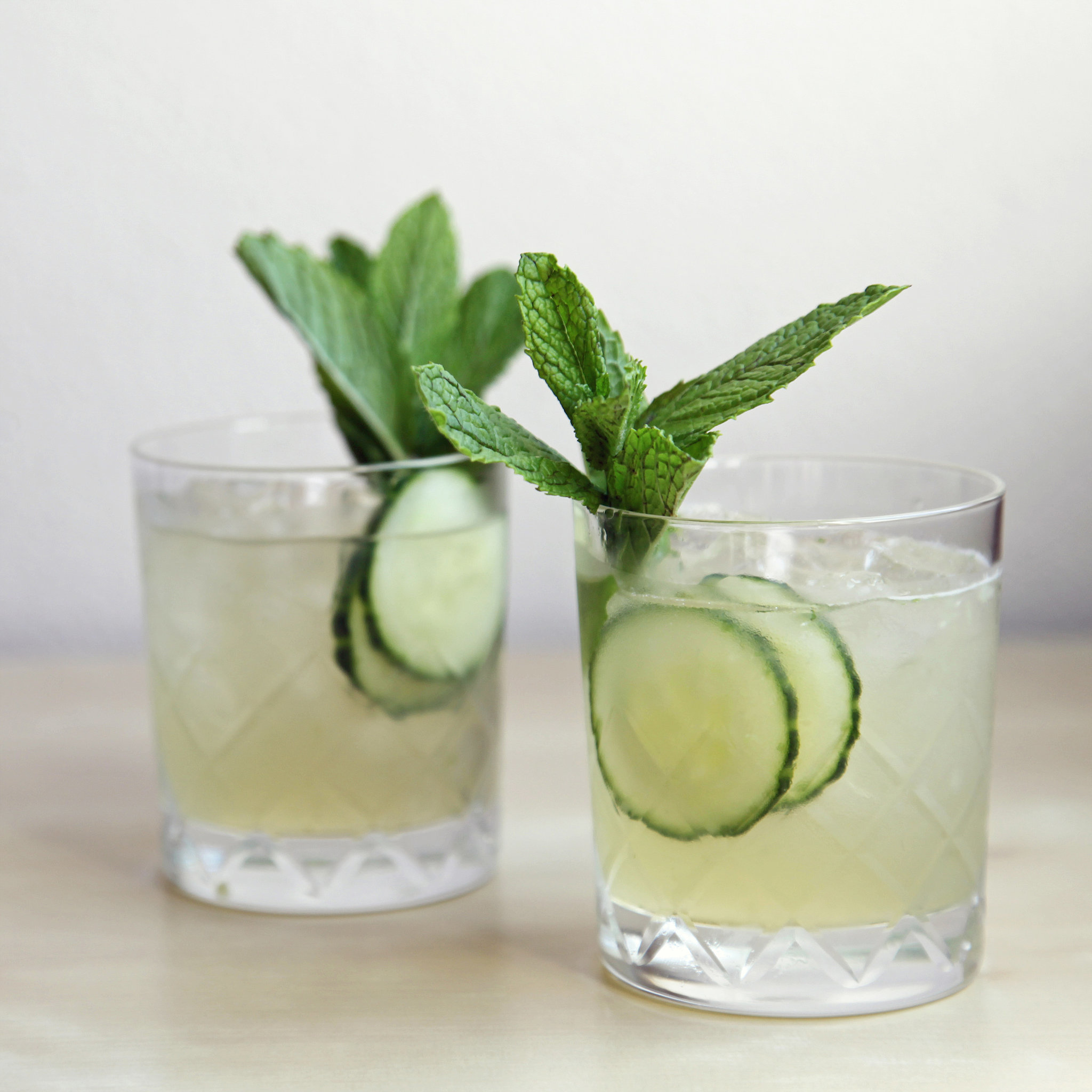 Cucumber-Mint Gin Cocktail | POPSUGAR Food