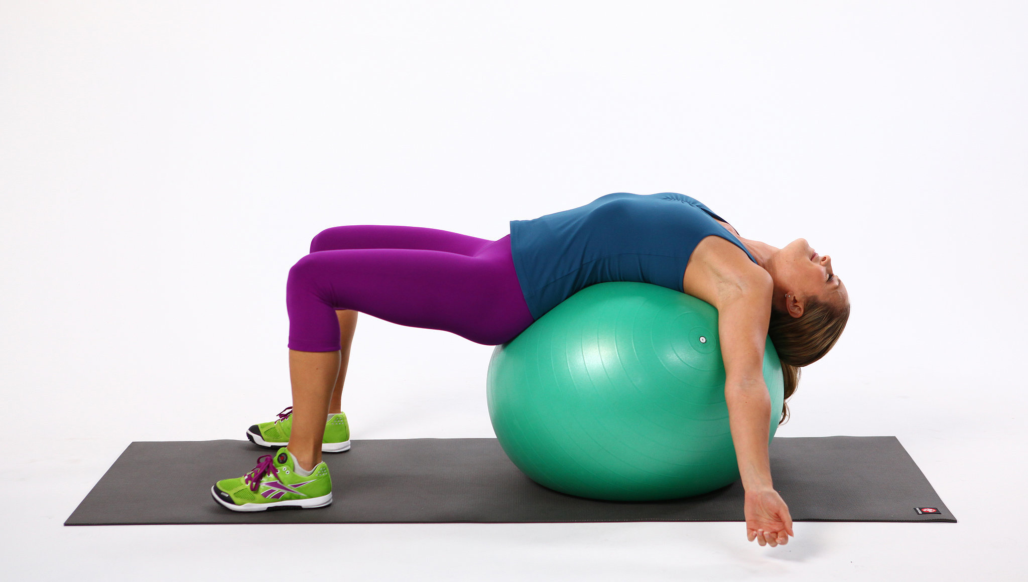 Size of exercise ball for online desk