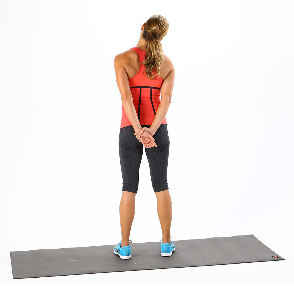 Desk Stretches to Relieve Neck and Shoulder Tension | POPSUGAR Fitness