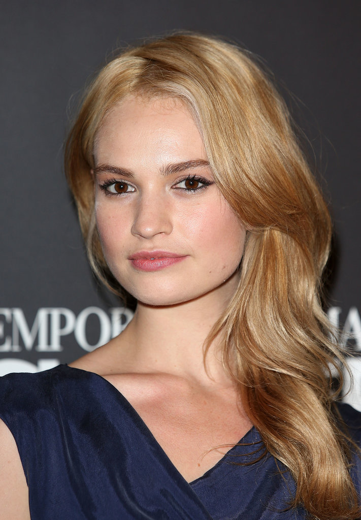 Lily James Hair and Makeup Pictures | POPSUGAR Beauty Australia