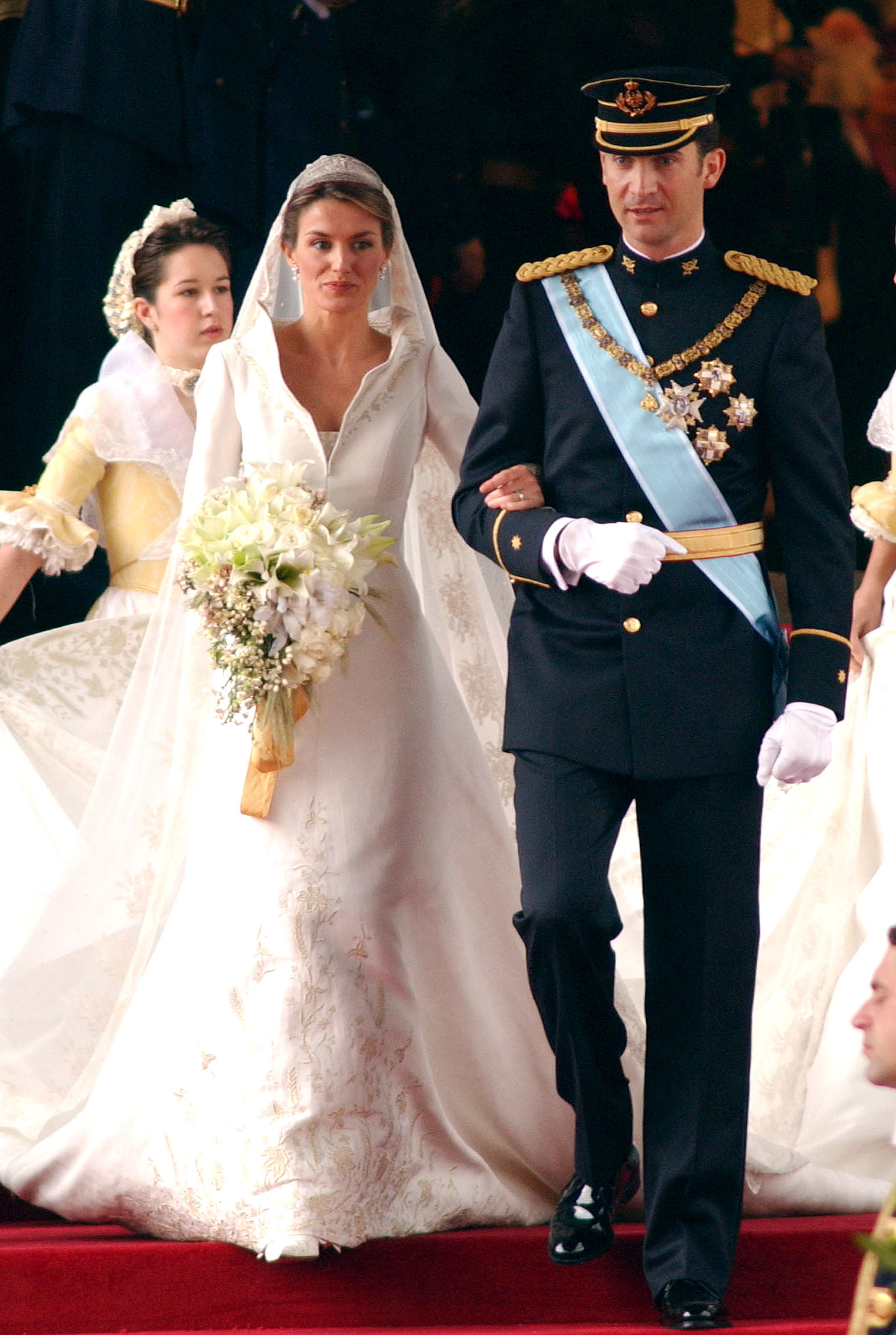 Princess Letizia of Spain, 2004 | 21 Breathtaking Wedding Gowns Worn by ...