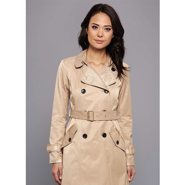 Vince Camuto Double Breasted Shimmer Trench ($70) | The Jackets Every ...